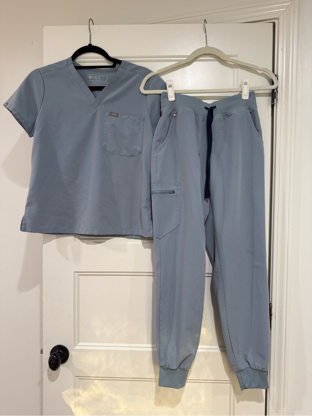 FIGS Dusty Blue Scrub Set